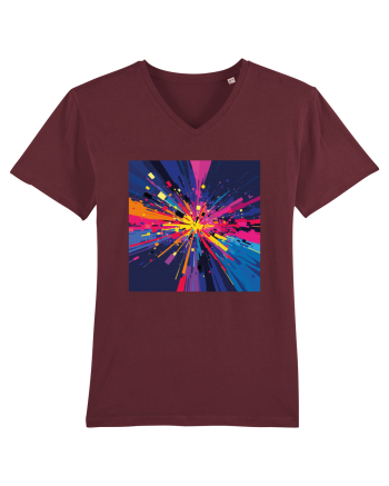 Abstract art Burgundy