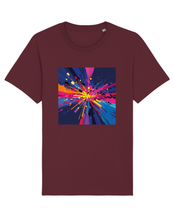 Abstract art Burgundy