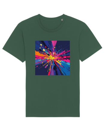 Abstract art Bottle Green