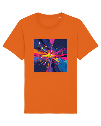 Abstract art Bright Orange