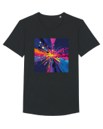 Abstract art Tricou mânecă scurtă guler larg Bărbat Skater
