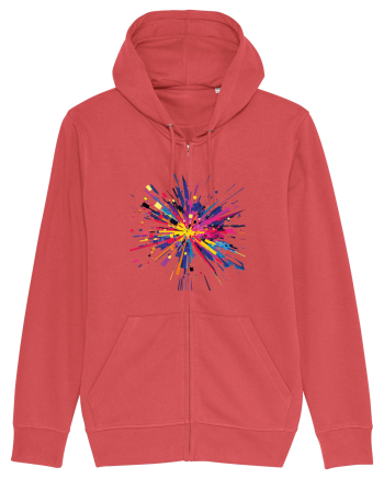 Abstract Carmine Red