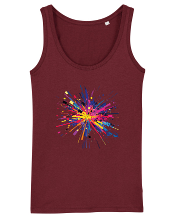 Abstract Burgundy