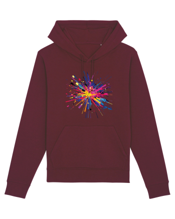 Abstract Burgundy