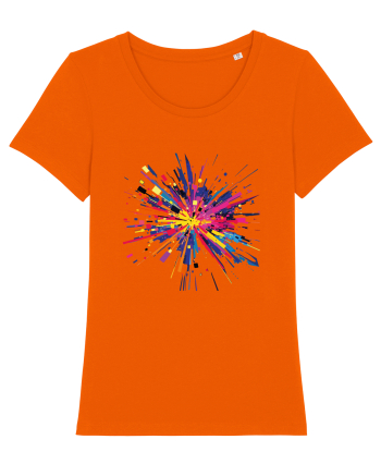 Abstract Bright Orange