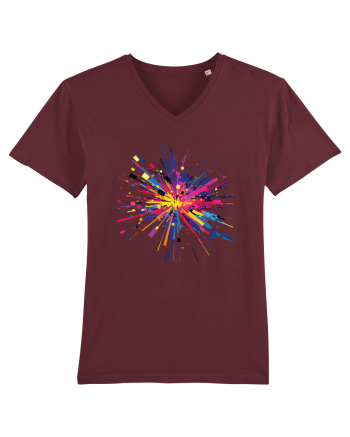 Abstract Burgundy