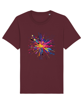 Abstract Burgundy