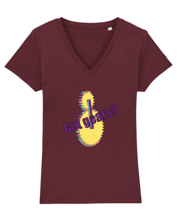 Got gears? Burgundy