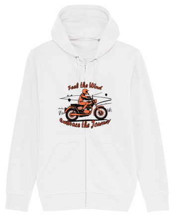 Vintage Wheels - Feel the wind, embrace the journey BLTM8-02  White