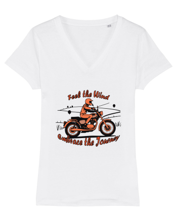 Vintage Wheels - Feel the wind, embrace the journey BLTM8-02  White