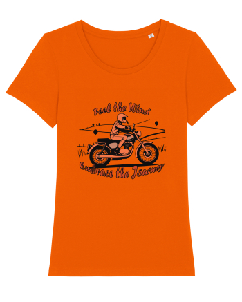 Vintage Wheels - Feel the wind, embrace the journey BLTM8-02  Bright Orange