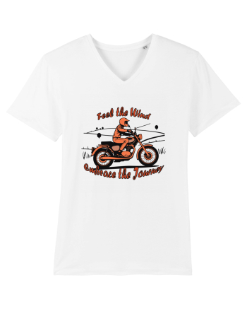 Vintage Wheels - Feel the wind, embrace the journey BLTM8-02  White