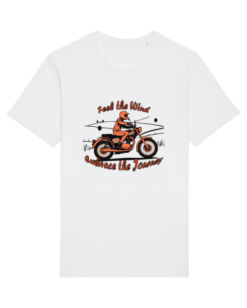 Vintage Wheels - Feel the wind, embrace the journey BLTM8-02  White