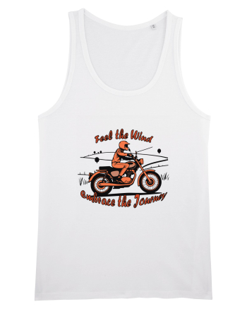 Vintage Wheels - Feel the wind, embrace the journey BLTM8-02  White