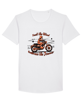 Vintage Wheels - Feel the wind, embrace the journey BLTM8-02  White