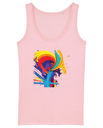Abstract Cotton Pink
