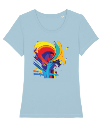 Abstract Sky Blue