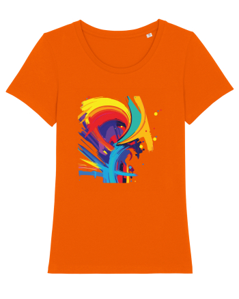 Abstract Bright Orange