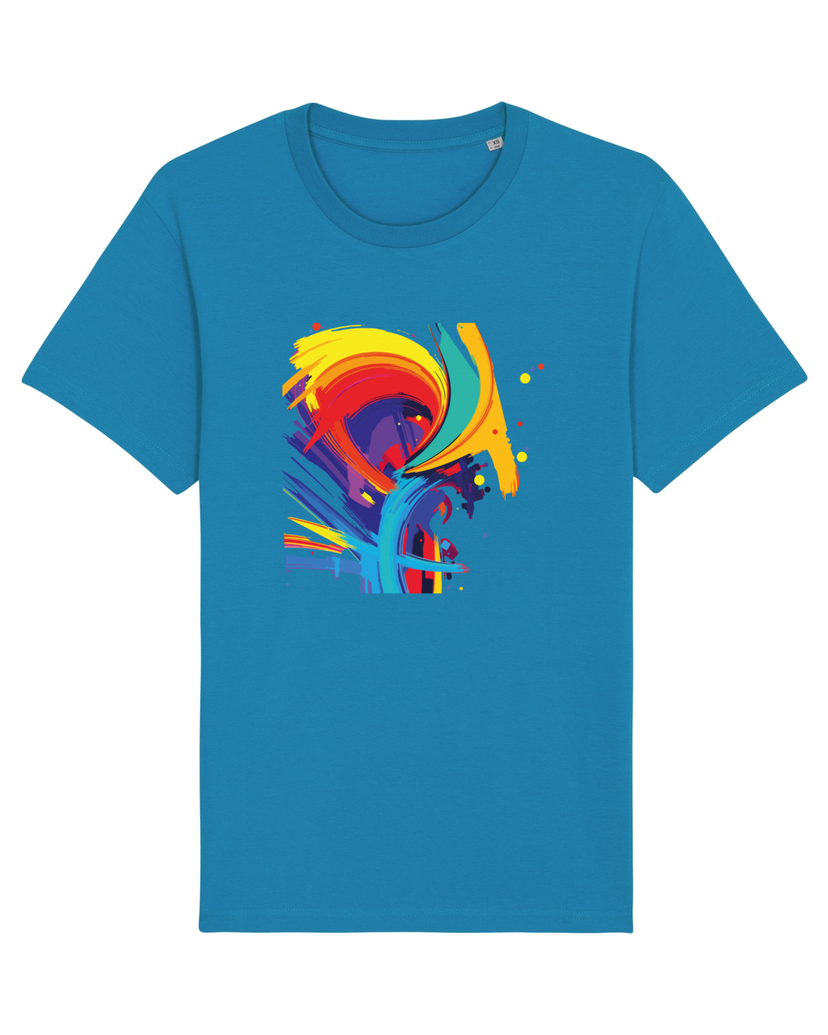 Tricou mânecă scurtă Unisex Rocker Azur