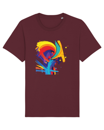 Abstract Burgundy