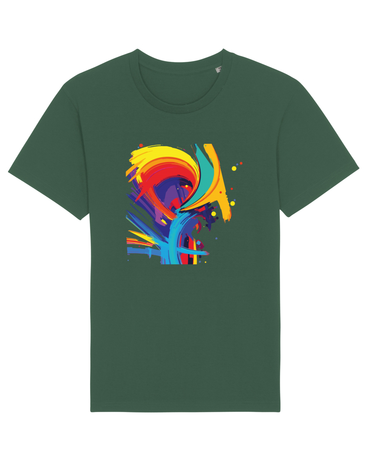 Tricou mânecă scurtă Unisex Rocker Bottle Green