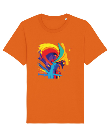 Abstract Bright Orange