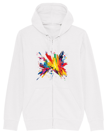 Abstract art White