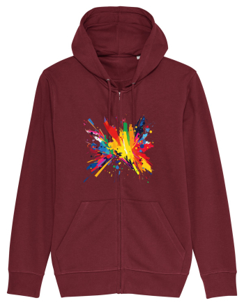 Abstract art Burgundy