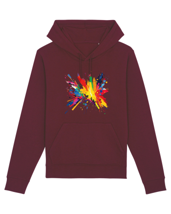 Abstract art Burgundy