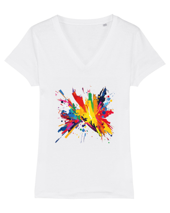 Abstract art White