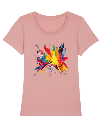 Abstract art Canyon Pink