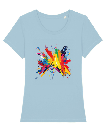Abstract art Sky Blue