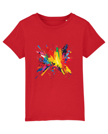 Abstract art Red