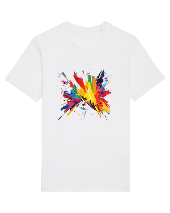 Abstract art White