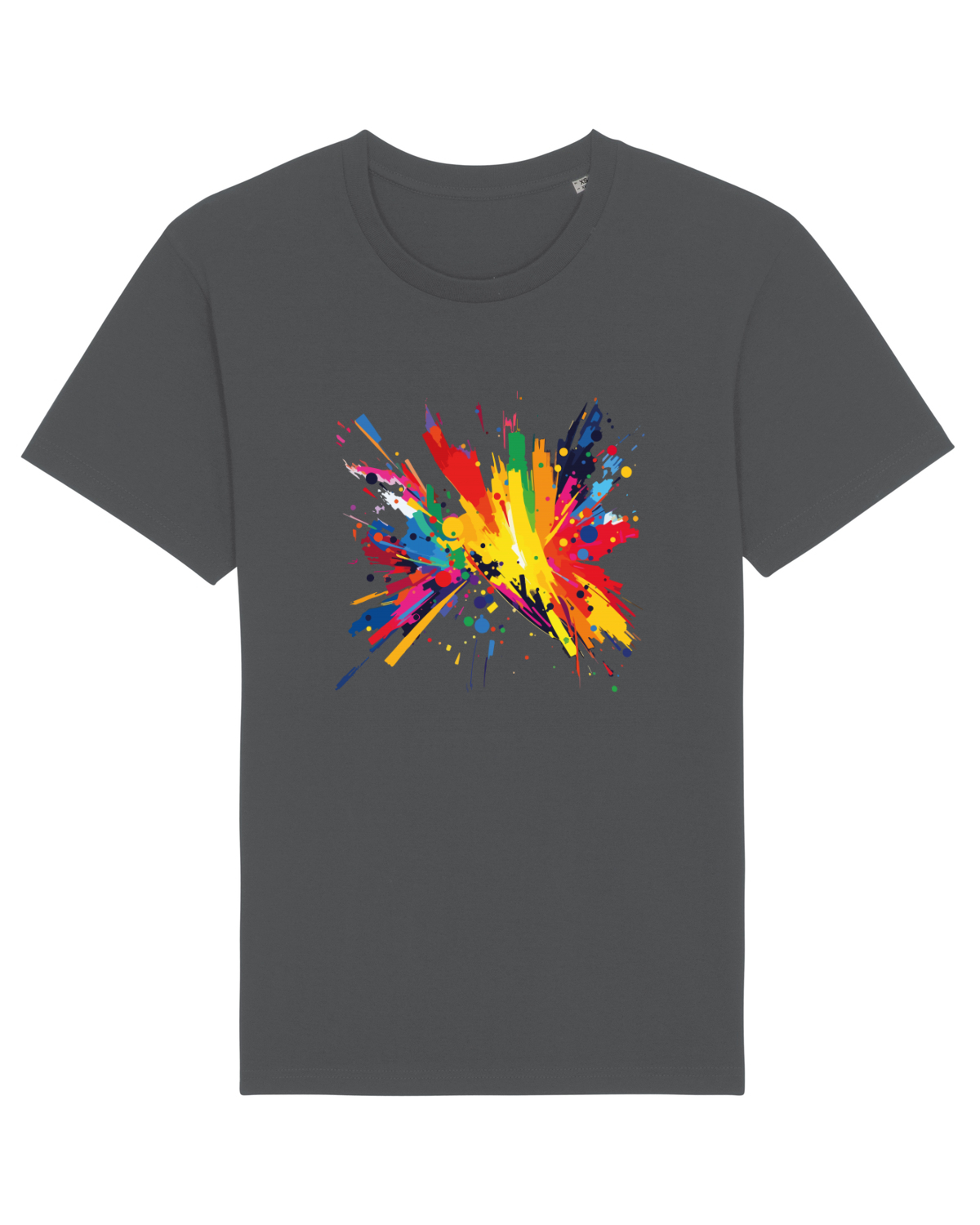 Tricou mânecă scurtă Unisex Rocker Anthracite
