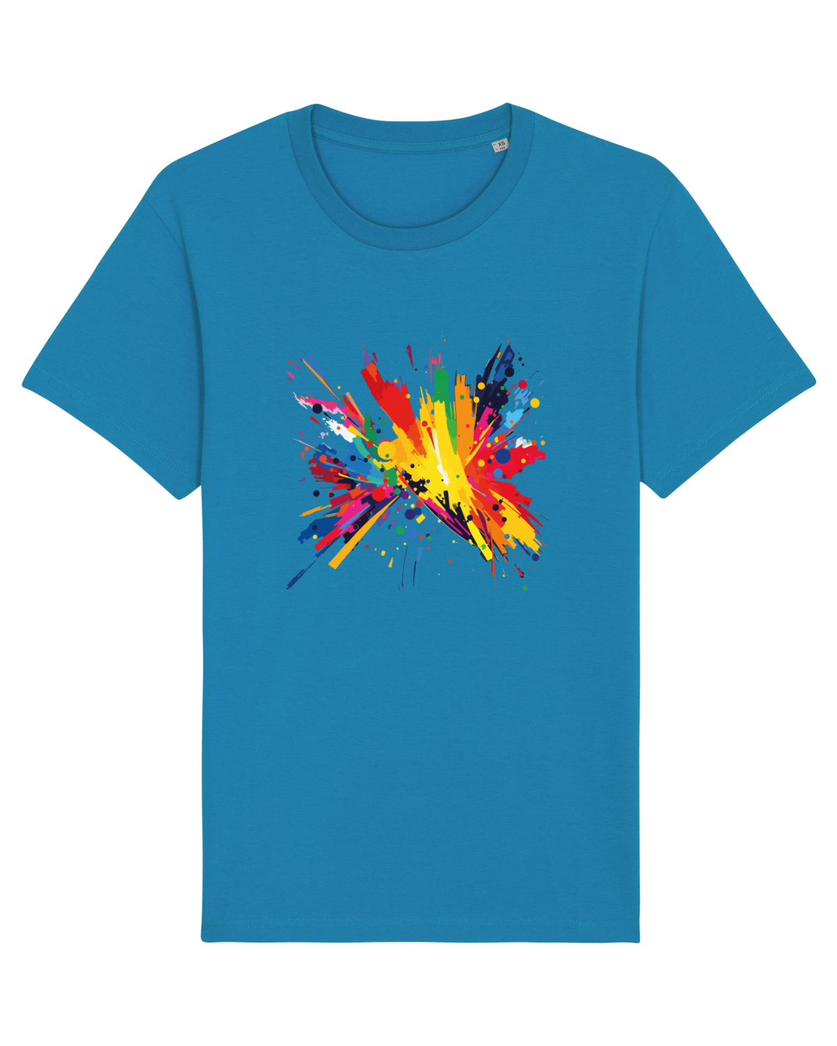 Tricou mânecă scurtă Unisex Rocker Azur