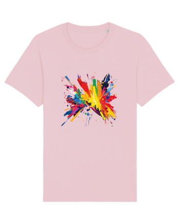 Abstract art Cotton Pink