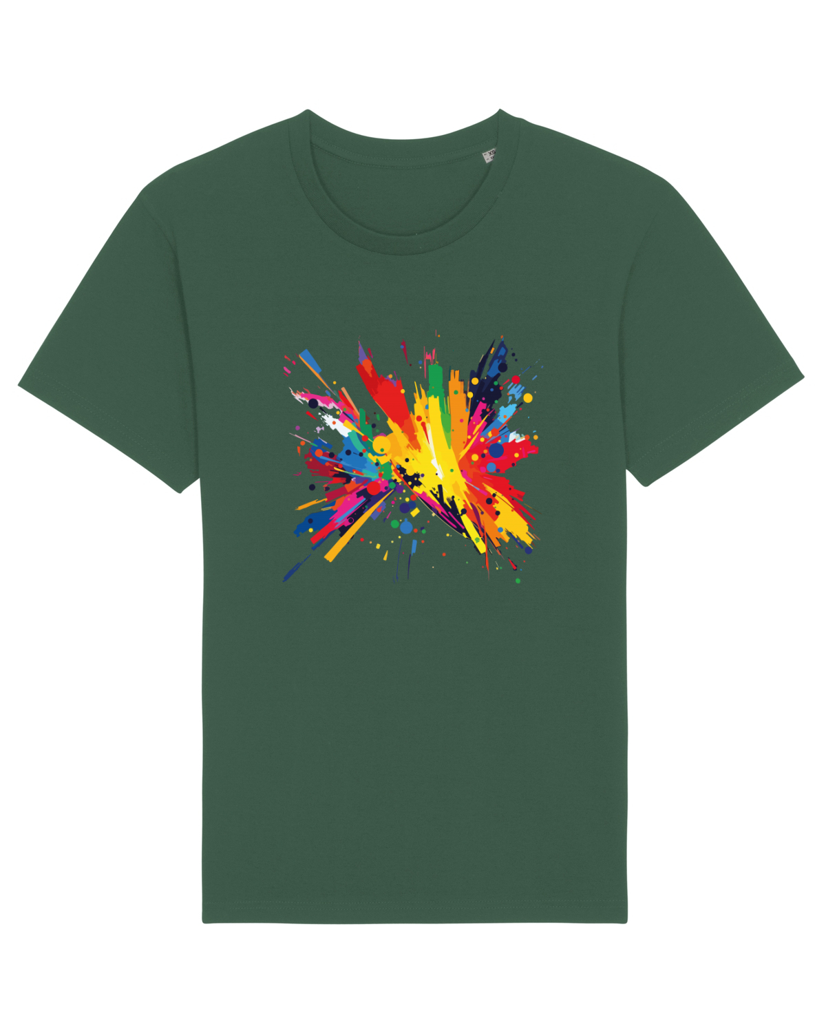 Tricou mânecă scurtă Unisex Rocker Bottle Green