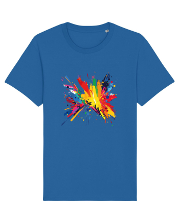 Abstract art Royal Blue