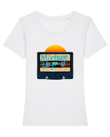 Retro  Mixtape Legend White