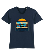 Retro  Mixtape Legend Tricou mânecă scurtă guler V Bărbat Presenter