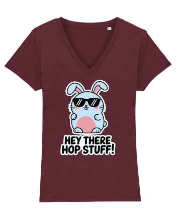 Hey There Hop Stuff! Burgundy