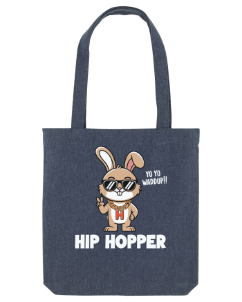 Hip Hopper | Funny Bunny Rabbit Midnight Blue