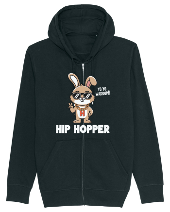 Hip Hopper | Funny Bunny Rabbit Black