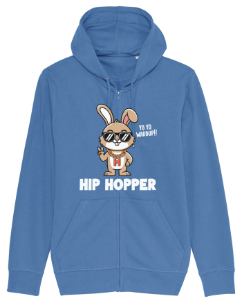 Hip Hopper | Funny Bunny Rabbit Bright Blue