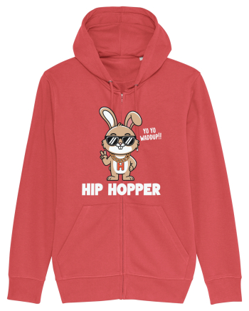 Hip Hopper | Funny Bunny Rabbit Carmine Red