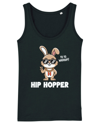 Hip Hopper | Funny Bunny Rabbit Black