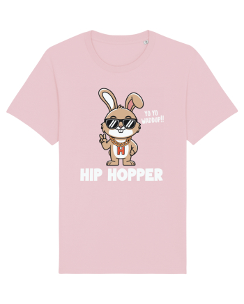 Hip Hopper | Funny Bunny Rabbit Cotton Pink