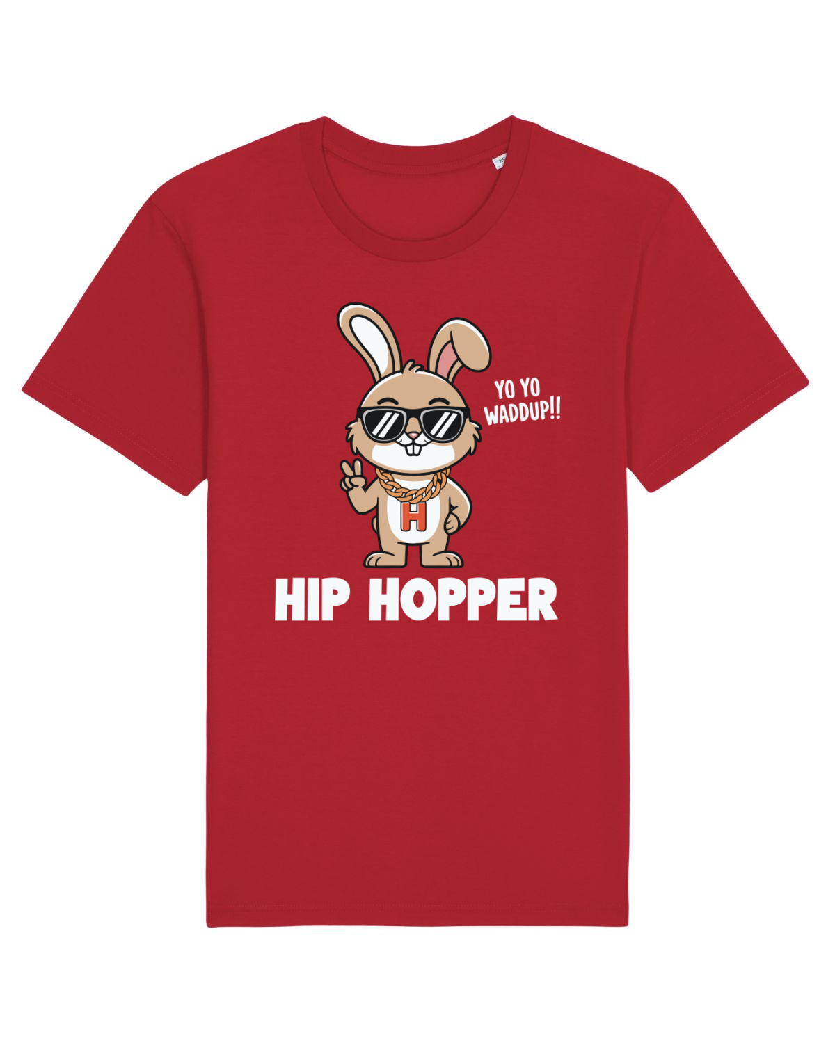 Tricou mânecă scurtă Unisex Rocker Red