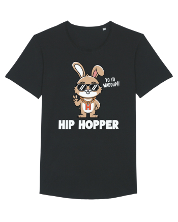 Hip Hopper | Funny Bunny Rabbit Black